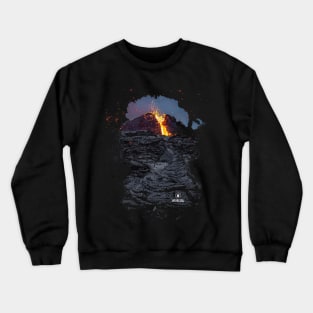 Volcano Iceland Crewneck Sweatshirt